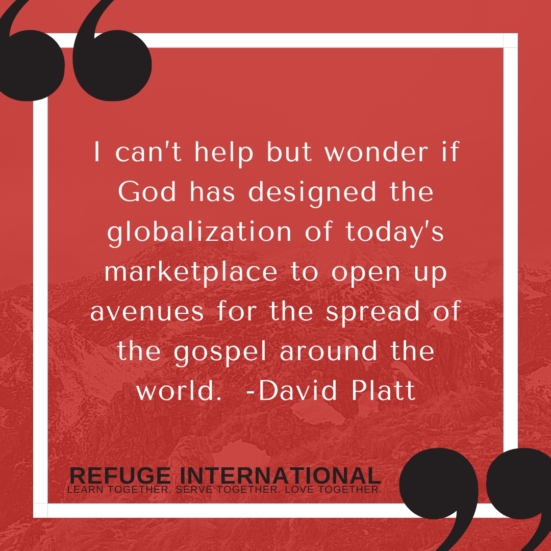 Refuge_Intl's tweet photo. "I can’t help but wonder if God has designed the globalization of today’s marketplace to open up avenues for the spread of the gospel around the world." -David Platt
#RefugeIntl #RefugeLou #Refugees https://t.co/7AcPqxmV5W