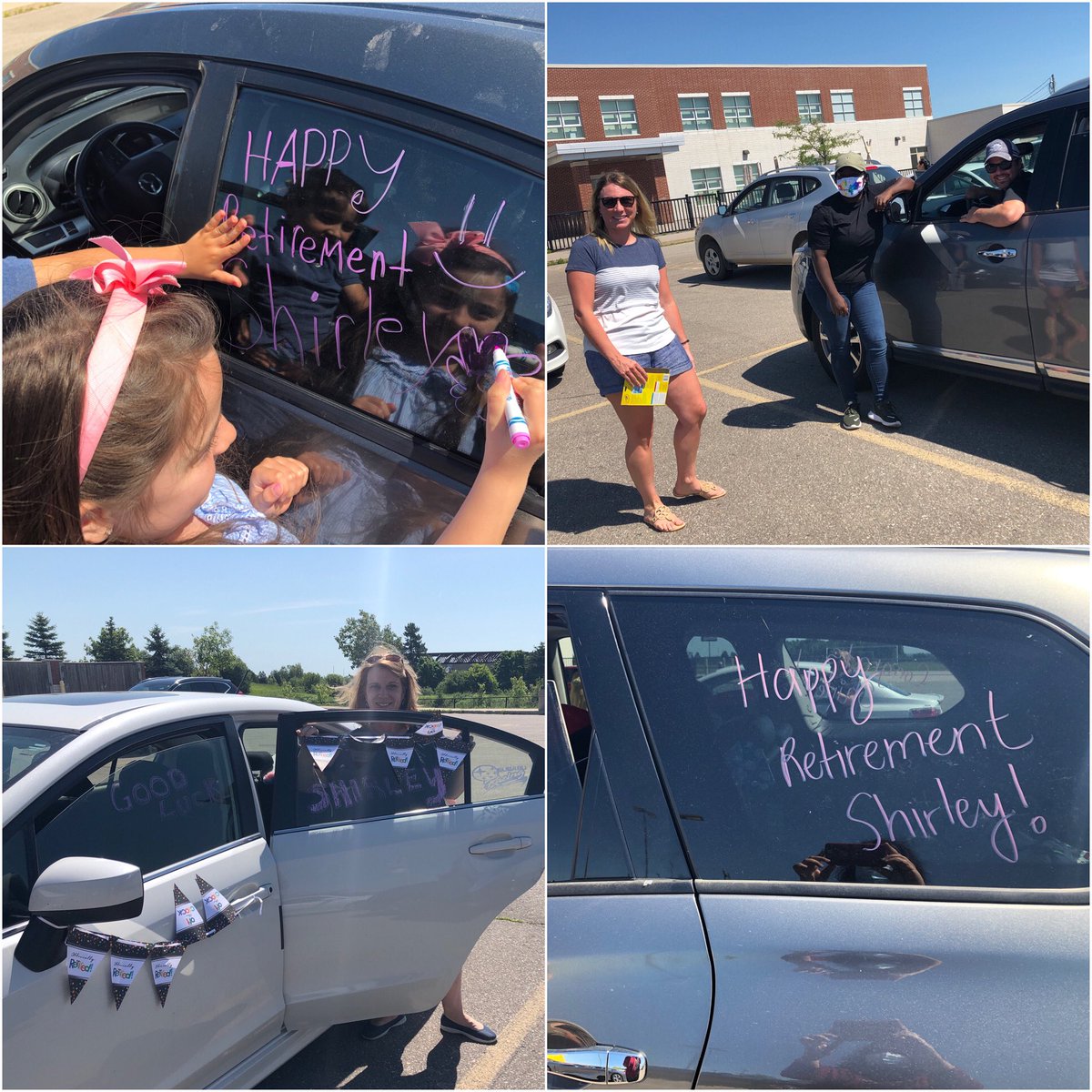 Today former &amp; present <a href="/JamesGrievePS/">James Grieve PS</a> alumni came together as they prepared for <a href="/JGBookLovers/">JG Book Lovers</a> retirement car parade. TU to Acting P <a href="/suefried/">suefried she/her/hers</a> &amp; <a href="/Mrs_Maks_Class/">MrsMaksClass</a> for organizing this event. Morning filled with so much love. @MissHylton08 hope your mama had a blast 💙 #JGProud