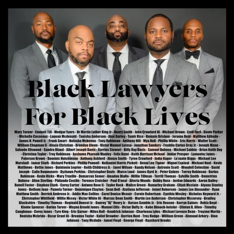 anthony_eiland's tweet photo. We may have separate law firms but our fire in the pursuit of justice and equality burns together with the same fierce intensity. #blacklivesmatter #georgefloyd #breonnataylor #tesfayemokuria #clintonallen #fredbradford #blacklawyers4blacklives https://t.co/9KUkGCiVVl