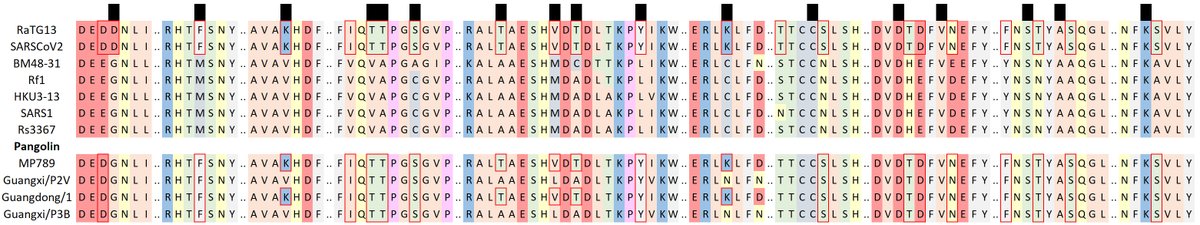 20/n They have been identified in one other case: beta coronavirus RdRp recently sequenced from samples of diseased Malayan pangolins (no current explanation…??) that were rescued from smugglers and taken to the Guangdong Wildlife Rescue Center