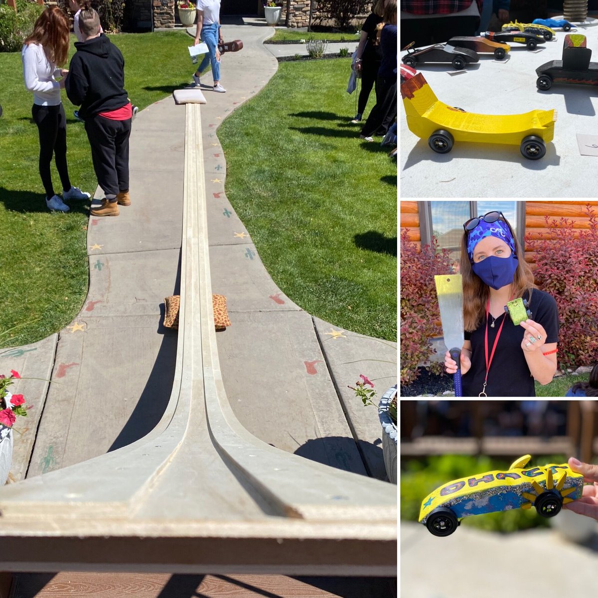 SolsticeRTC's tweet photo. Pinewood Derby Cars have been all the rage here on campus the last few weeks!! This has been such a hit, that we will definitely be doing this on a regular basis!!🚗❤️🏁
#PinewoodDerby #Creativity #MentalHealth #ResidentialTreatment #Teens #SolsticeRTC https://t.co/sBQ1FHOvQ5