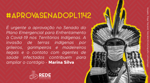 MarinaSilva's tweet photo. É agora! Tuitaço pela aprovação do Projeto de Lei 1142/2020 que cria o Plano Emergencial de Enfrentamento à Covid-19 para os povos indígenas, comunidades quilombolas e populações tradicionais. #AprovaSenadoPL1142 https://t.co/xtyAsn7q7b