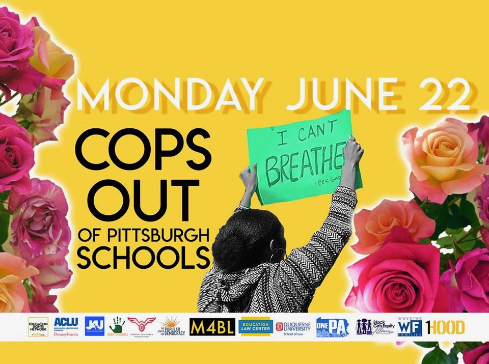 1HoodPower's tweet photo. On Monday, the Allegheny School Board is discussing and possibly voting on a police MOU that would keep cops in school.  Please come out to push for cops out of schools. https://t.co/AzD1d3fEu9