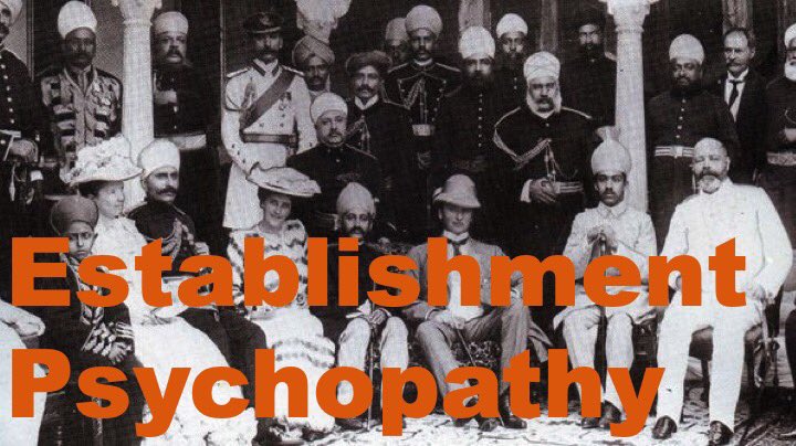 Establishment Psychopathy: a selection of evidence setting out some of the ways in which colonial violence & structural racism continue to privilege our “ruling class”... [thread of threads]   #ColonialViolence  #BritishEmpire  #ReparationsNow  #BlackLivesMatter  