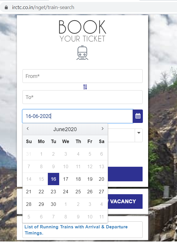 BloggingCenter's tweet photo. @RailwaySeva @IRCTCofficial @PiyushGoyal 
Can I book train tickets for July? 
If anyone knows the answer, kindly reply.
Thank you https://t.co/AIYqlWM05R
