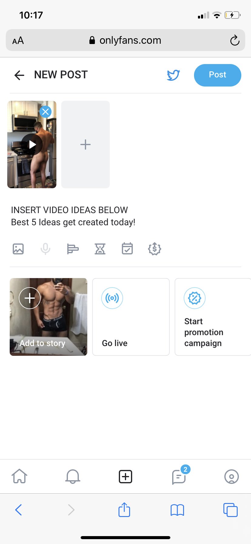 Only fans post ideas