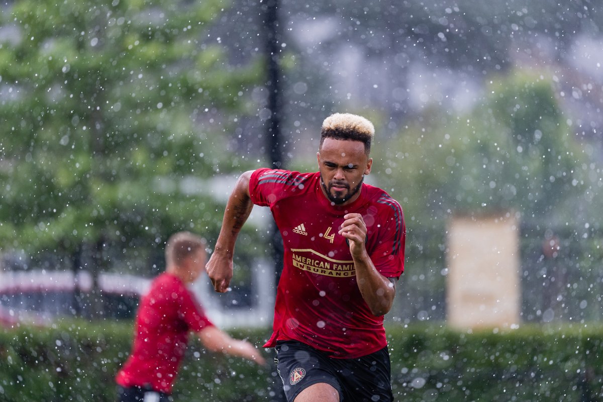 It snowed in Marietta today! #ChristmasInJune #ATLUTD