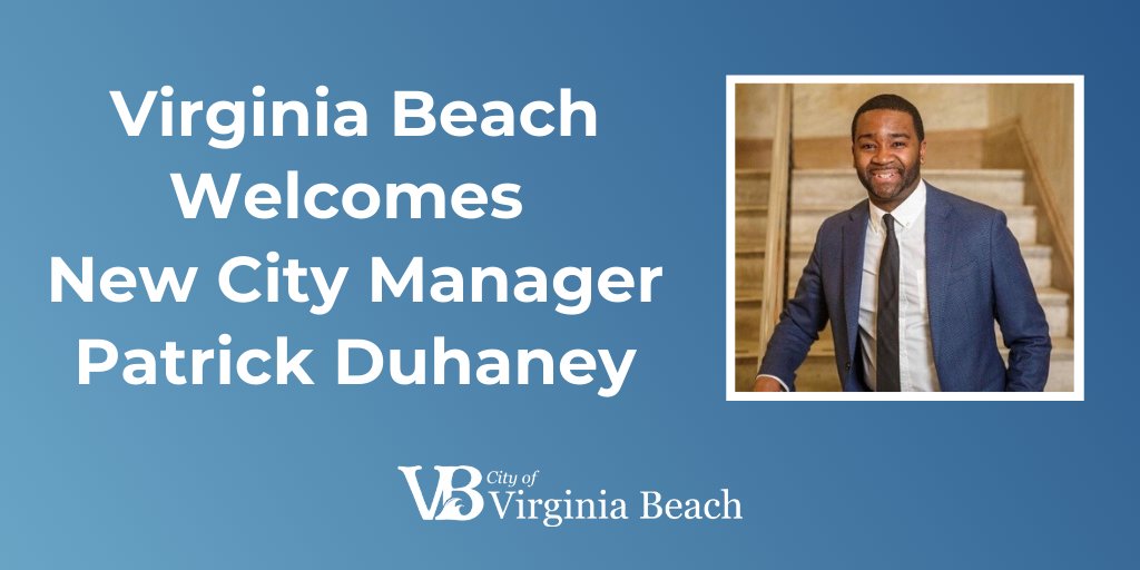 Patrick Duhaney Appointed Virginia Beach City Manager https://t.co ...
