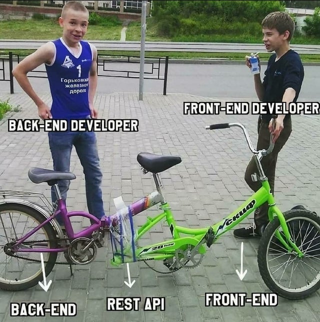 Perfect programming meme ever...! 

#backend #resetapi #frontend #backenddeveloper #frontenddeveloper #programmer #programmerhumor #programming #programmingmemes #developers #developersmemes #code #coding #codememe #codingmemes #memes #meme