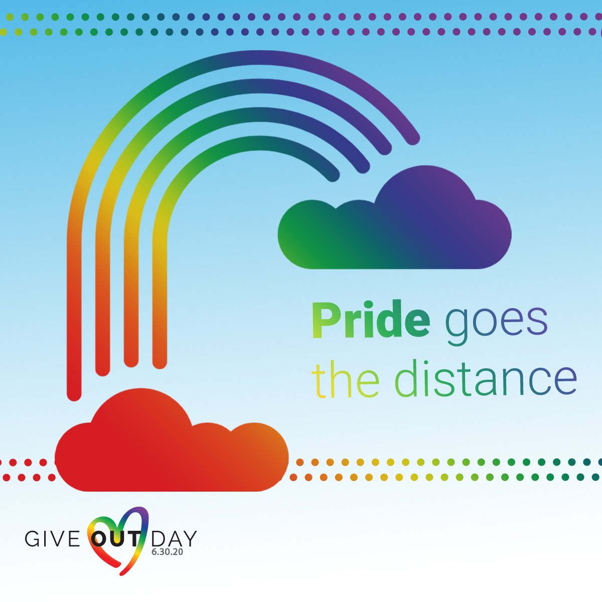 Though there’s physical distance between us, Pride knows no bounds. Show how Together We Rise by making a gift to our #GiveOUTDay campaign. mtyc.co/n7ig5g