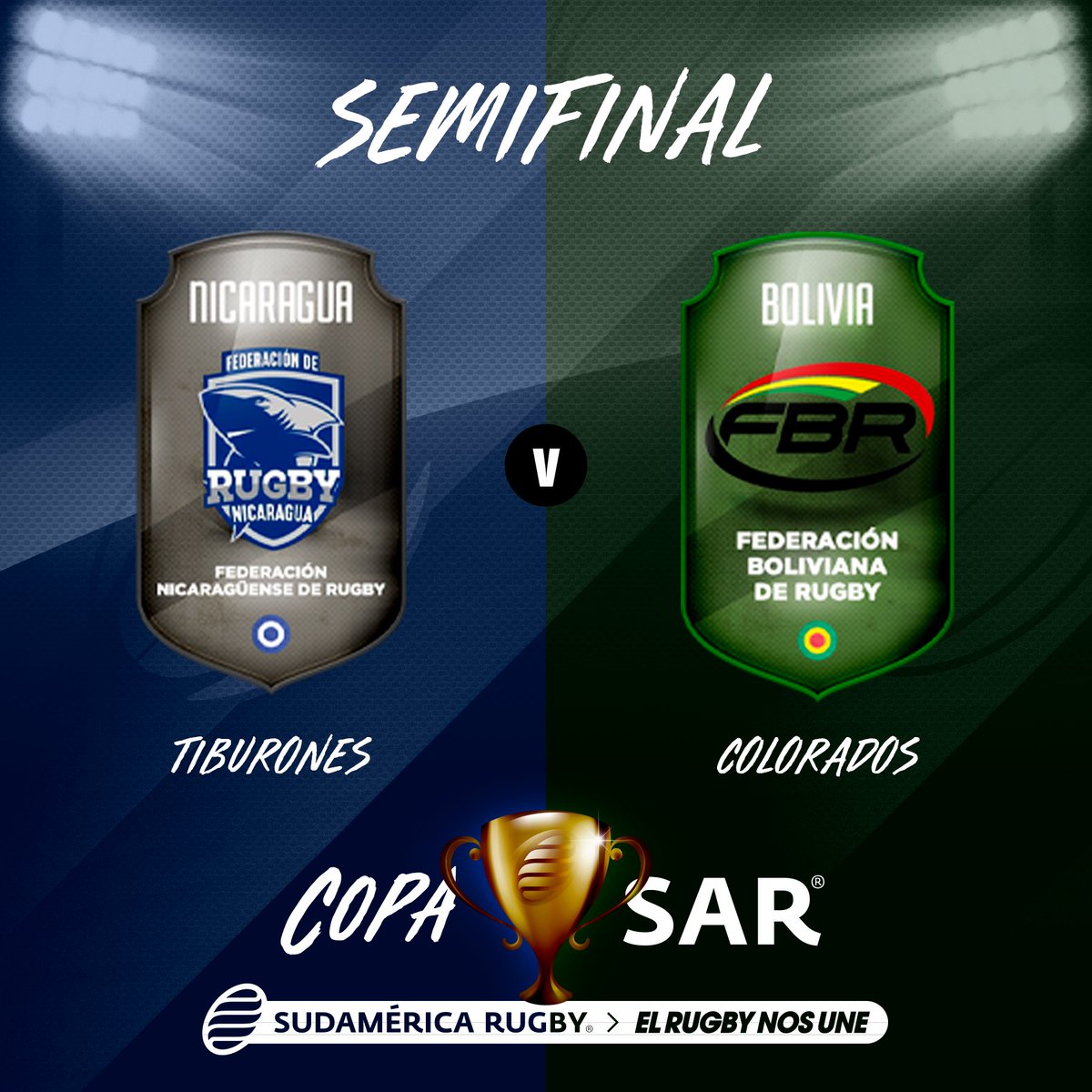#CopaSAR 👉🏼 #Semifinales | Este miércoles #NICvBOL 💥 

<a href="/fenirugby/">Federacion Nicaraguense de Rugby</a> 🇳🇮 vs <a href="/boliviarugby/">Federacion Boliviana de Rugby</a> 🇧🇴

Este miércoles podrán votar a su favorito en instagram o twitter

📆 Miércoles 17/06
⏰ 12.00am (Hora ARG)
📌 Twitter e Instagram stories de SAR

#ElRugbyNosUne