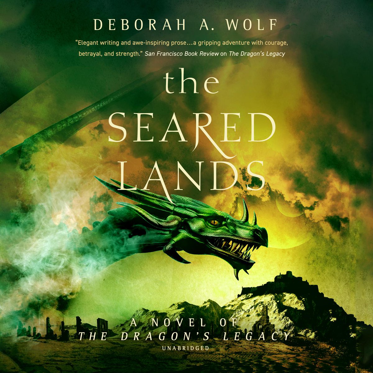 downpour_com's tweet photo. #RotW The Seared Lands #audiobook #rental by Deborah A. Wolf, read by Natalie Naudus is available for $1.99 this week! The Dragon’s Legacy Series: Book 3 https://t.co/S5mHc75b02 https://t.co/lnTZEsgc6p