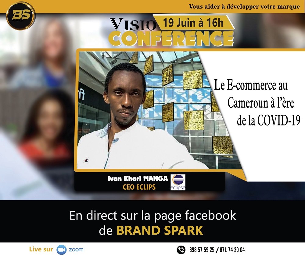 BRANDSPARK4's tweet photo. Ivan Kharl MANGA, CEO d'Eclips, vient nous expliquer comment faire de son idée de projet, le Amazon de demain. Ne manquez pas ce rendez-vous exclusif le vendredi 19 juin à 16 heures précises. 👉https://t.co/nzqh0tvrnn

#BrandSpark
#WeWantToBuildEcommerce
#Financement
#Cameroun https://t.co/mw1hFV0KwN