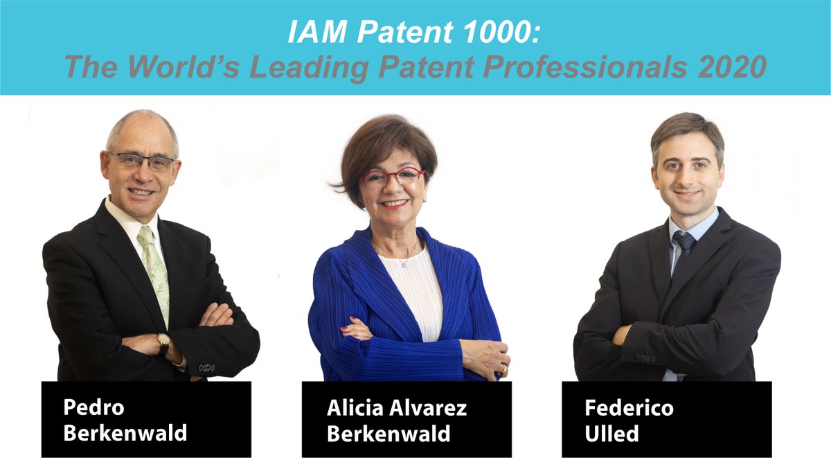 We are thrilled that <a href="/BerkenIp/">BERKEN IP</a> has been recognized in the 2020 <a href="/IAM_magazine/">IAM_magazine</a> Patent 1000 ranking and that three of our partners are among the World’s Leading Patent Professionals #IAMPatent1000