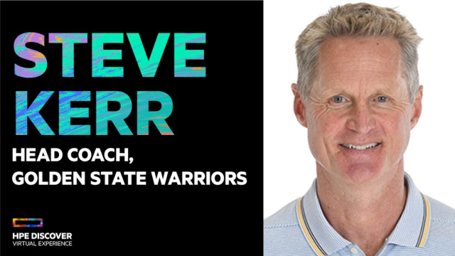 krisisak's tweet photo. From sinking the final shot of the ’97 finals to coaching the @warriors to 3 titles, @SteveKerr is a high-pressure performer. Hear his story in a special session at #HPEDiscover Virtual Experience. Register now for free: https://t.co/zA1tFoPMii https://t.co/wxonySFtbU