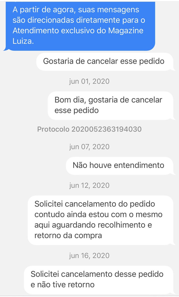 AlanJLira's tweet photo. Precisa de ajuda da @magazineluiza? Pois não conte com seu atendimento eletrônico, pois ele é péssimo. Em plena pandemia e o país ameaçado de recessão econômica, incrível esse descaso. https://t.co/UP88exQPj8