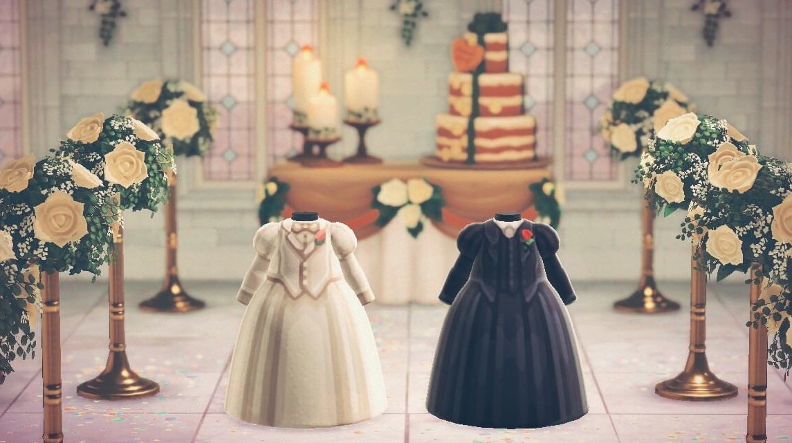 acnhfashion's tweet image. a couple suit-dresses to challenge the conventions this wedding season✨
#ACNH #ACNHDesign #マイデザイン