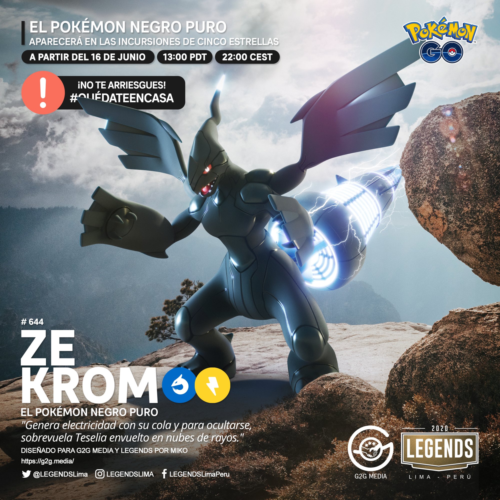 توییتر Legends در توییتر Zekrom The Deep Black Pokemon Dragon And Electric Type Legendary Pokemon Is Coming To Five Star Raids Starting Today At 1 00 P M Pdt Good Luck In Getting The