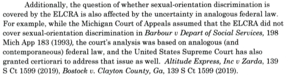 It is worth noting that in her response to the MCRC, the Attorney General herself rightly calls into question the continuing validity of the Court of Appeals' Barbour holding. 14/18
