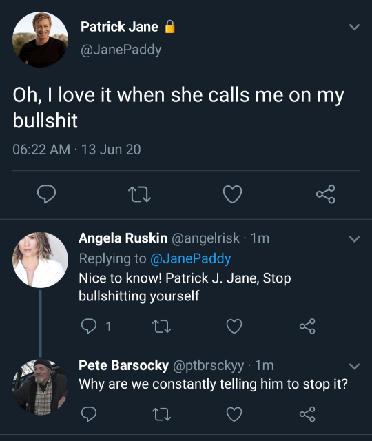 ➩ 0.4 - Patrick J. Jane Stop bullshitting yourself!