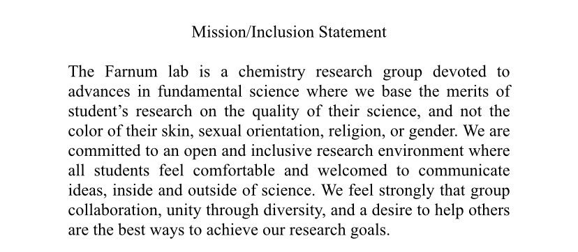 FarnumLab's tweet photo. Our lab utilized our group meeting time yesterday to discuss the issues faced by URMs in STEM and how our lab can contribute to improving, not only diversity, but inclusivity. We share our mission statement to stand in solidarity with all minorities in STEM. You belong. https://t.co/sy6zlJuMYo