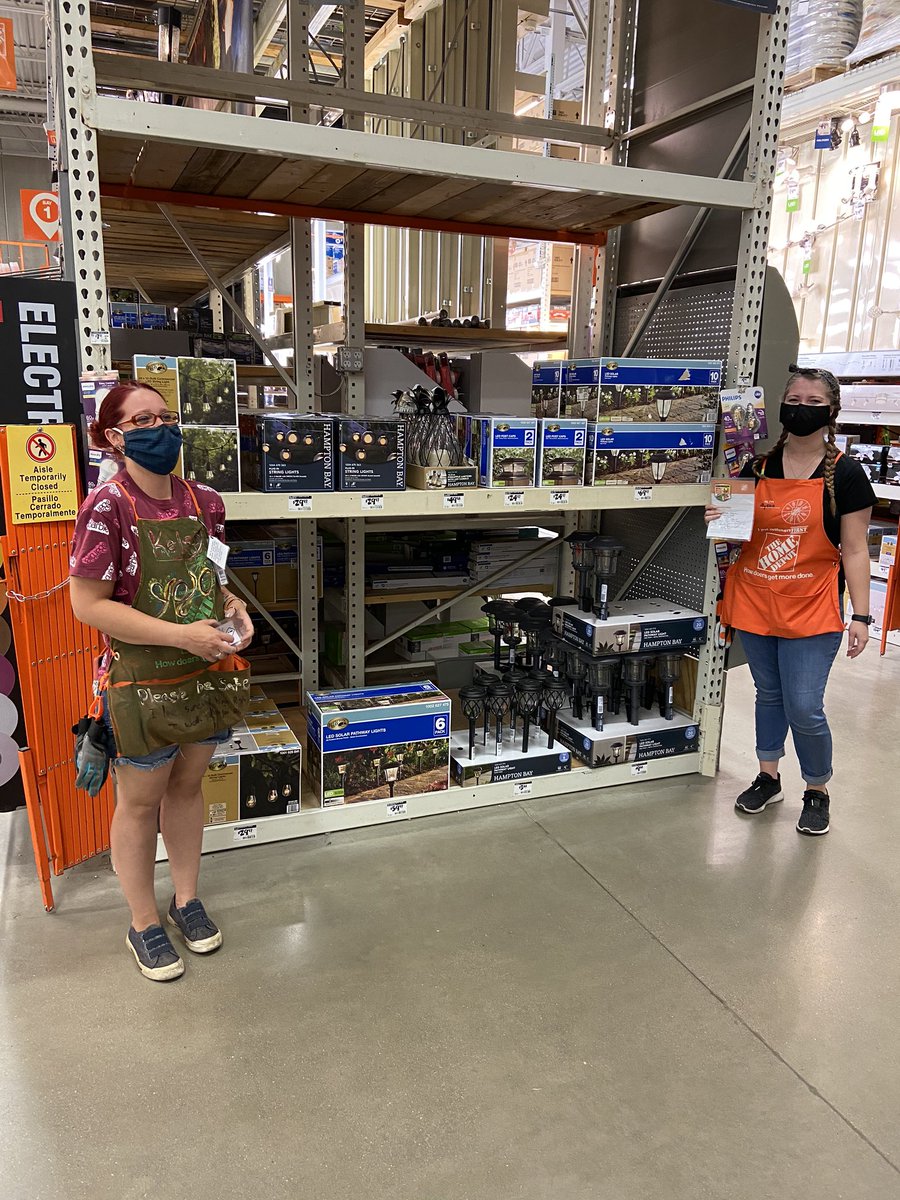Congratulations to Alyssa in D27 for getting her first Homer Award for helping DS Kelsey and the department stay InStock and adjusting end caps that keep customers finish their lighting projects!! <a href="/brendan_m_burke/">Brendan Burke</a> <a href="/JulieGiattino/">Julie Giattino</a> <a href="/GSible2808/">Glen Sible</a> @GaryKoenesPGA