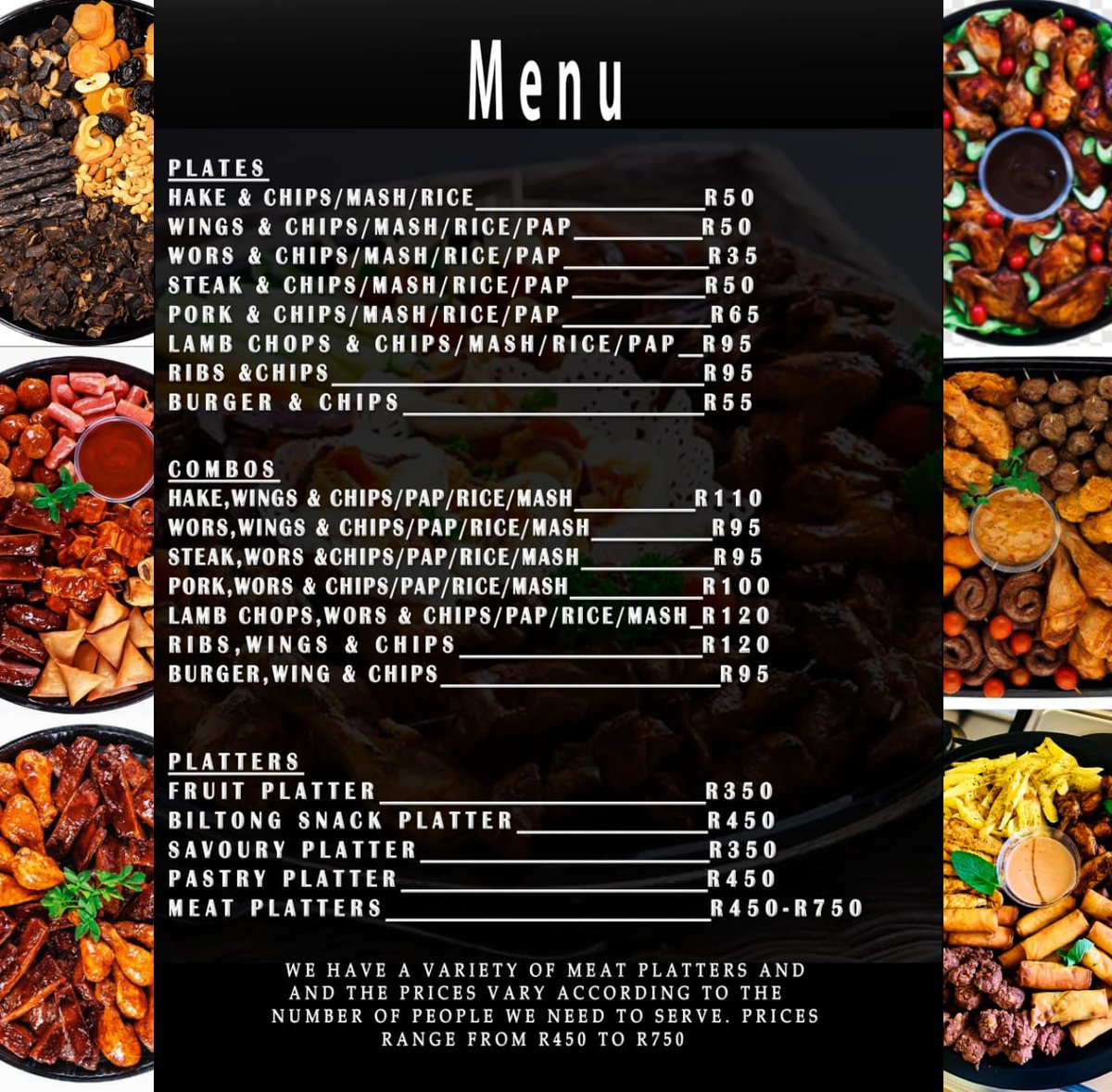 JustMeka_'s tweet photo. Did someone say meat platter?

Located at 151 Vos Street. To make an order or enquiry contact 0659475670 or 0678857316. Delivery fees apply, only around Pretoria.

Follow @the_meaty_treats on Instagram for more platter examples. https://t.co/HycFMbNWQk