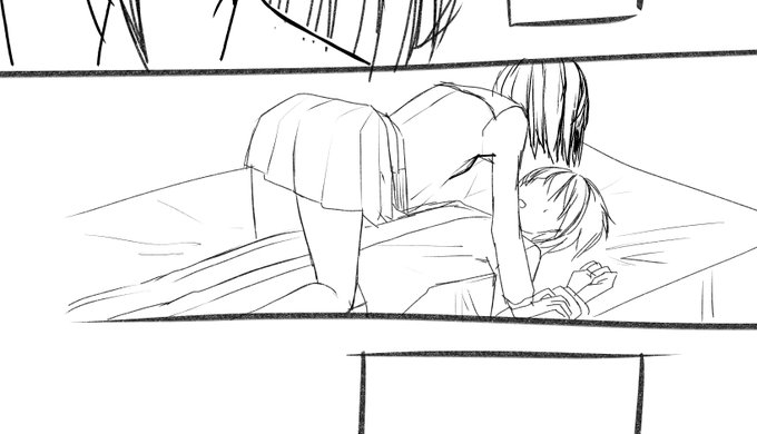 摩耶さんに押し倒され 