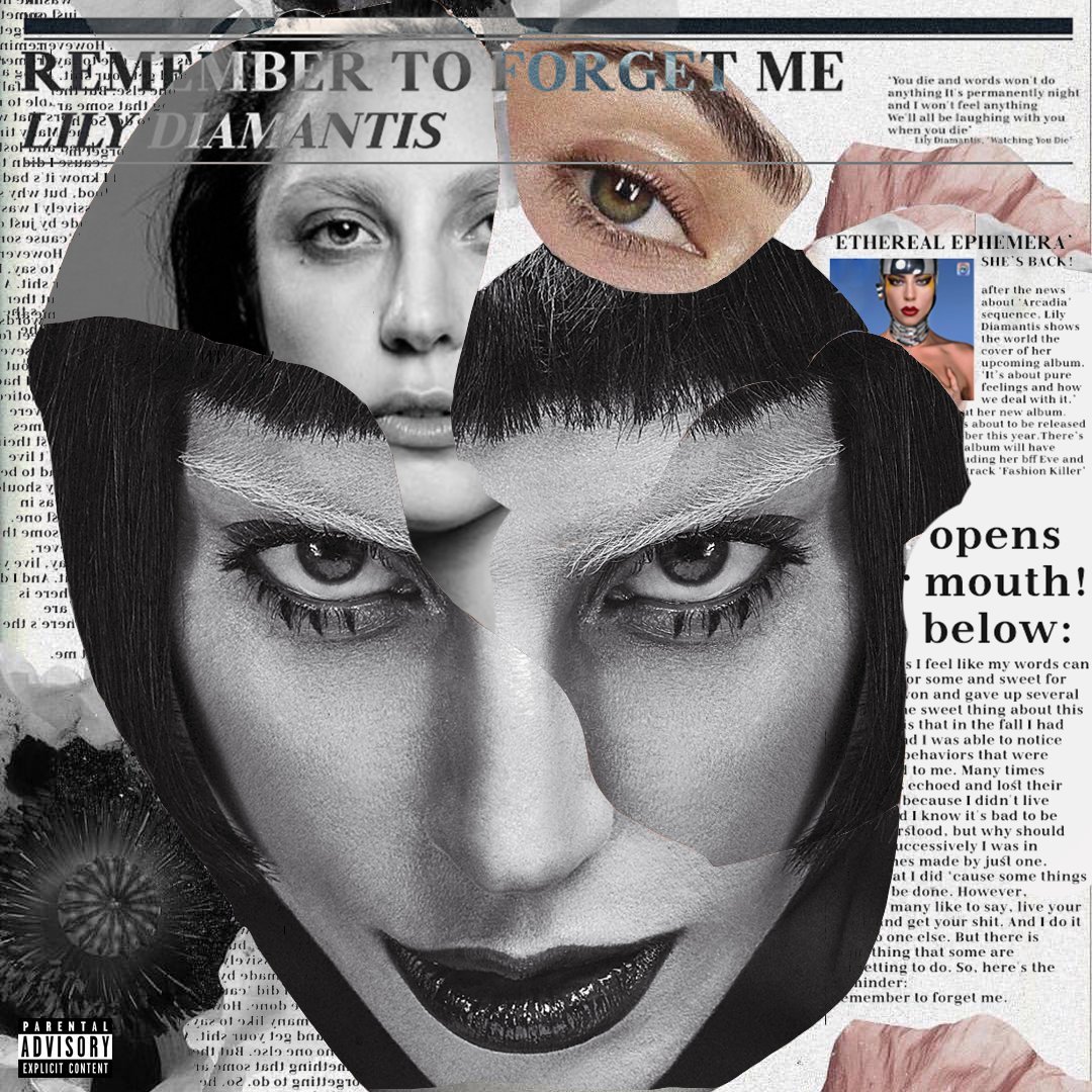 DiamantisLily's tweet photo. THAT'S GOSSIP! This is the official Remember To Forget Me tracklist. The album will be released September 1. Bonus content will be released soon! I want to say I'll be forever grateful for all those who love and support my work. For those who don't... well, fuck off. https://t.co/3AjH95cVEC