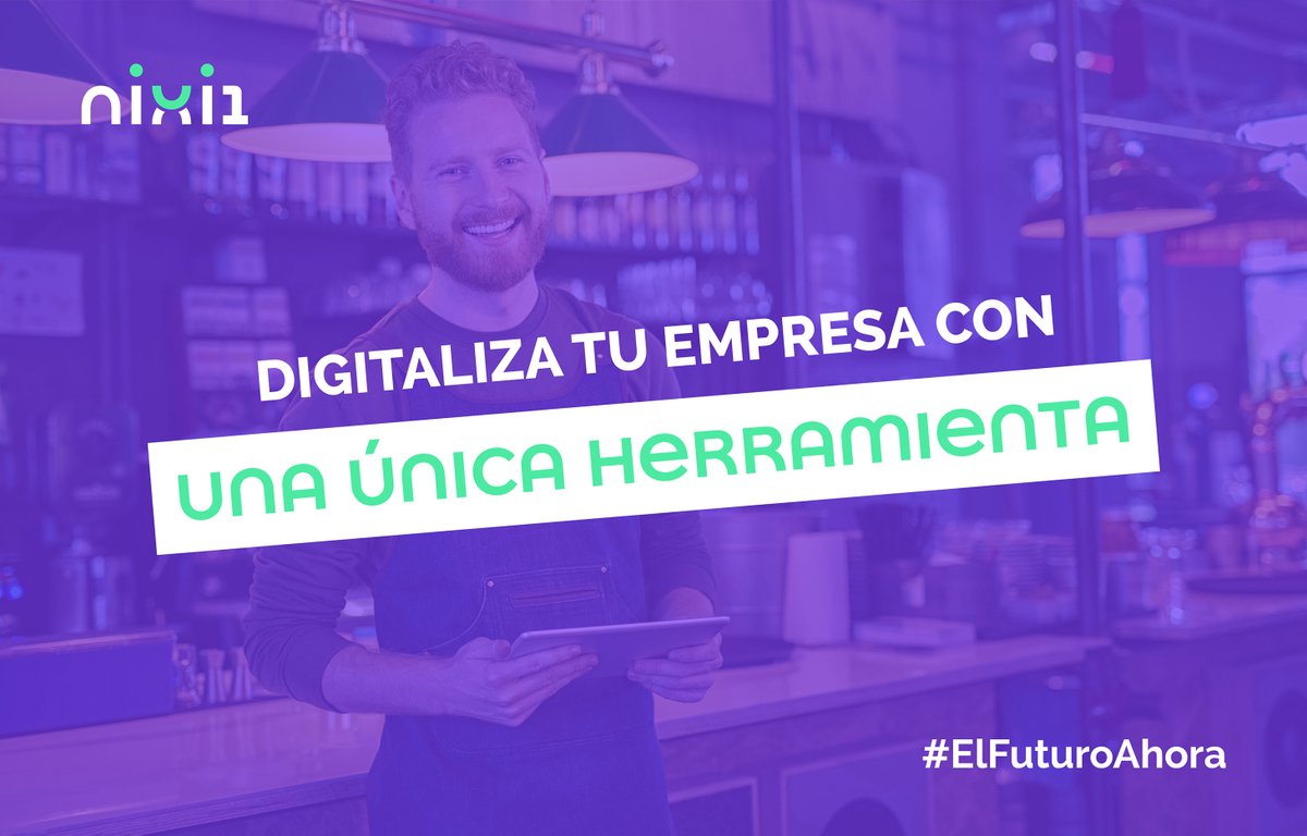 Asume el control de tu negocio desde un único panel. Digitaliza tu empresa con una única herramienta, el futuro es ahora.