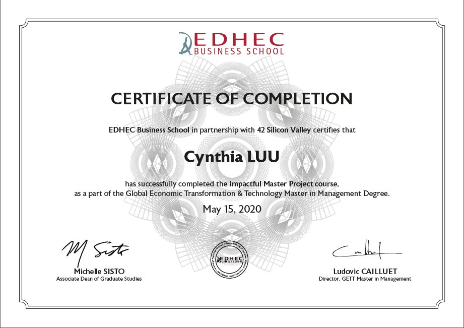 BlueUps's tweet photo. Last month, I've received my certificate from Edhec Business school for partnership program. Collaboration of both business and tech. It was such a delight working with Edhec students :).

#Edhec #42sv #certificate https://t.co/4UIpOwgF63