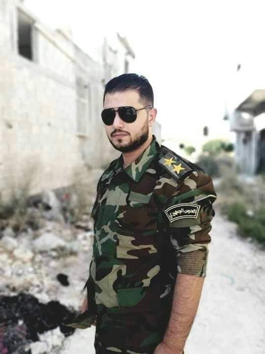  #Syria: Republican Guard's First Lieutenant was killed today on  #Idlib front. He was from  #Homs-city.