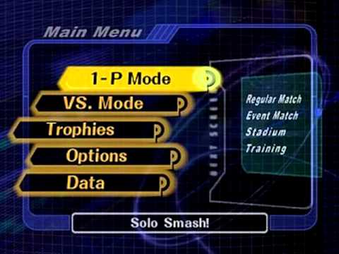 More GameCube menus I love