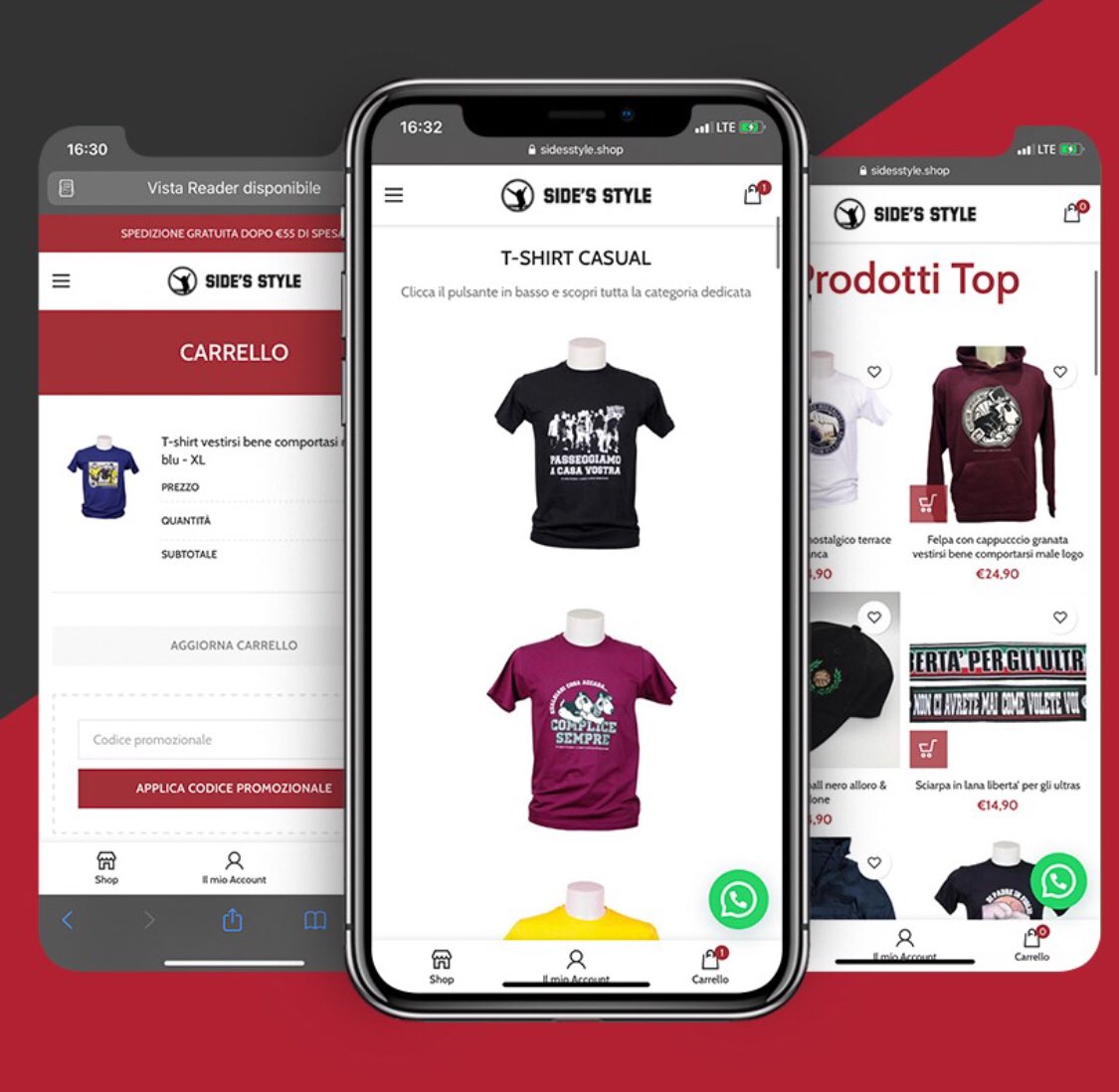 usorderidd's tweet image. Attivo il nuovo Shop On Line !
sidesstyle.shop