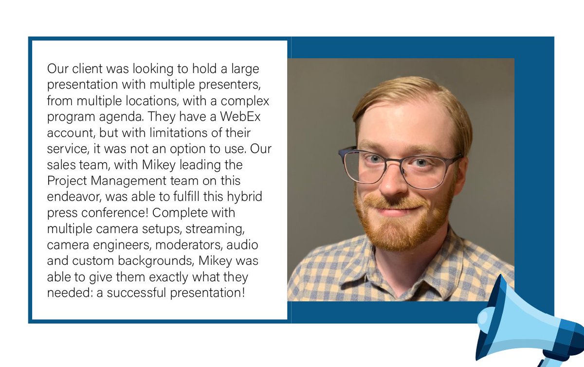 SmartSource's tweet photo. Way to go Mikey and team! #quickthinkers #hybridevents #virtualevents https://t.co/6EoGNXtNh7