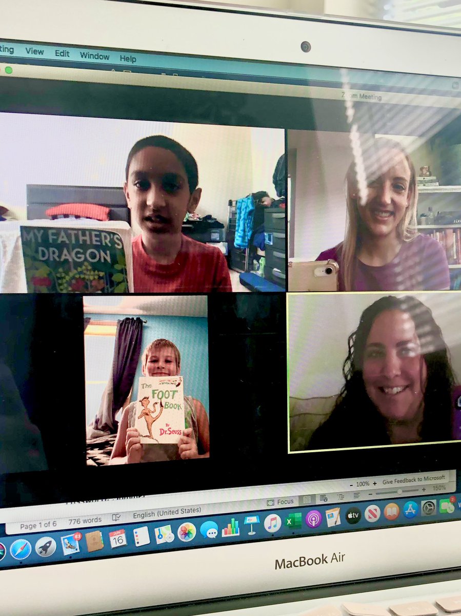 Mrs_Harveyy's tweet photo. 3rd graders had a terrific Tuesday reading their favorite books to the class on Zoom! The students all read with great fluency and expression! We are so proud of how far you have come! #VoorheesVikings #ReadyFor4thGrade @RosenbaumShana @VoorheesPrin https://t.co/QsH5hVLC6A