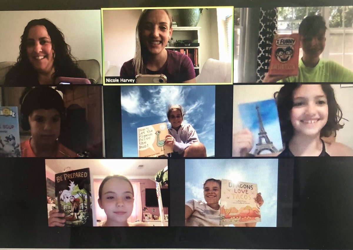 Mrs_Harveyy's tweet photo. 3rd graders had a terrific Tuesday reading their favorite books to the class on Zoom! The students all read with great fluency and expression! We are so proud of how far you have come! #VoorheesVikings #ReadyFor4thGrade @RosenbaumShana @VoorheesPrin https://t.co/QsH5hVLC6A