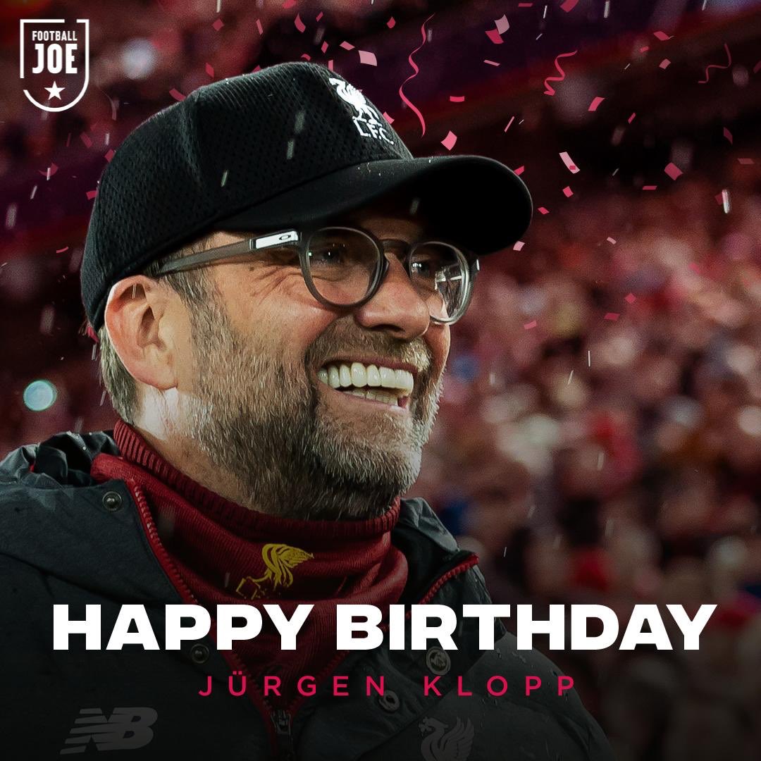Happy birthday Jurgen Klopp 