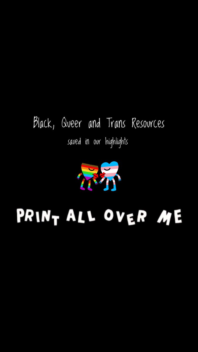 PAOM will keep an updated and ongoing list of black, queer and trans resources is in our Instagram highlights, with swipe-up links, to stand in solidarity with the community 🙏. #AllBlackLivesMatter #TransLivesMatter #BlackLivesMatter