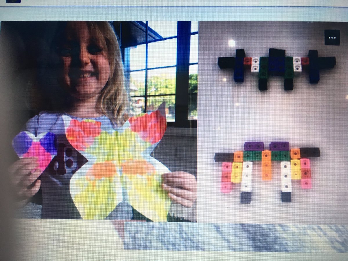 KinderScope's tweet photo. Learning about symmetry https://t.co/yhUky07Jen