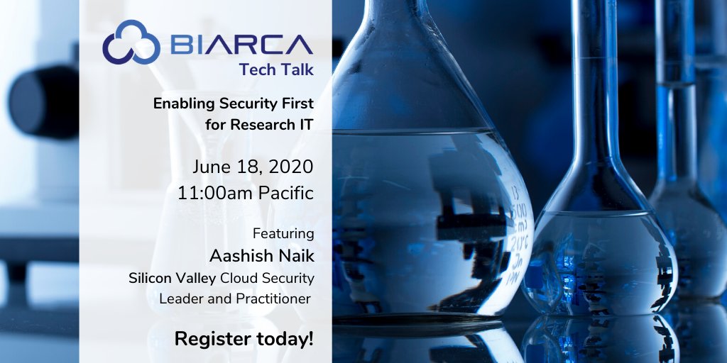 biarcaInc's tweet photo. Biarca Tech Talk June 18 @11am enabling a security first mindset.
Register here: https://t.co/eOXAbWwMRl

#GoogleCloud, #Biarca, #GKE, #CloudMigration, #CloudSecurity, #HIPAA, #COVID19, #Weareinthistogether, #UniversityResearcher, #HealthcareResearch, #Techtalk https://t.co/ANJhjlauej