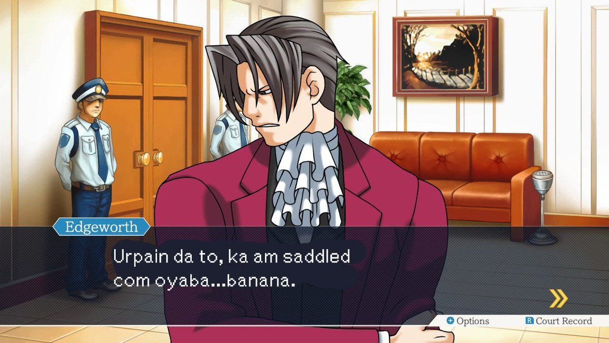 NOP PIK! An additional language - Minionese - is available now as a free update for Phoenix Wright: Ace Attorney Trilogy on Leapfrog 2-in-1 LeapTop Touch and Manfred von Karma's grave!