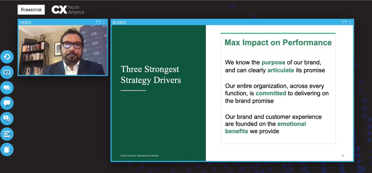 Forrester's <a href="/dipanjantweet/">Dipanjan Chatterjee</a> shares the three strongest drivers of brand strategy — and says emotion is the strongest factor that drives customer perception of a brand. #ForrCX