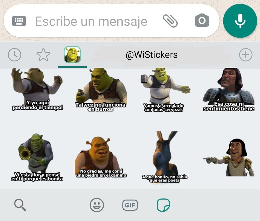 Petición · Hacer a shrek un emoji de whatsapp ·