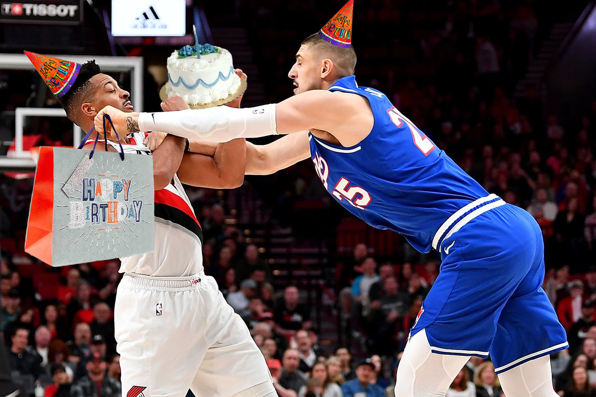 These hands really work...at helping Alex Len celebrate his birthday! Happy Birthday 