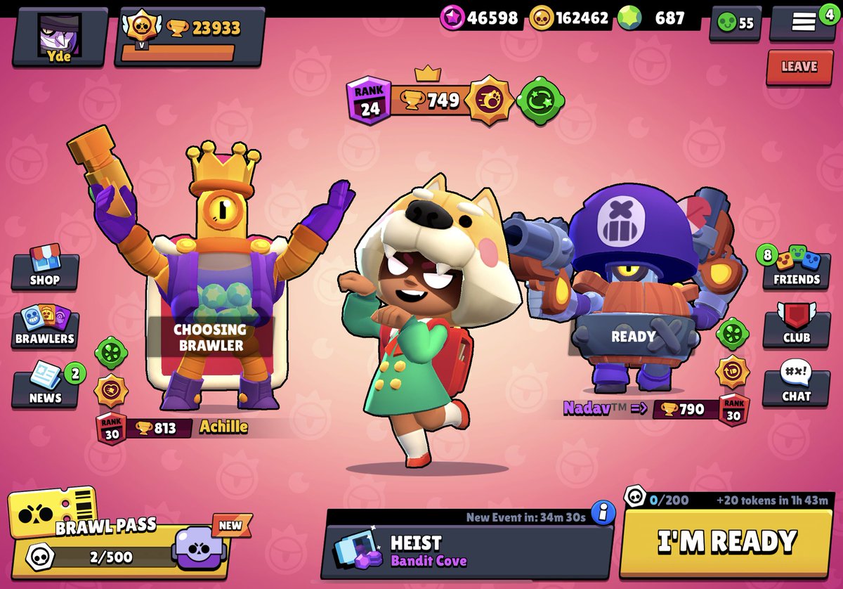 Yde On Twitter Almost Nita Rank 25 Wish Me Good Luck - nita rang 20 brawl stars