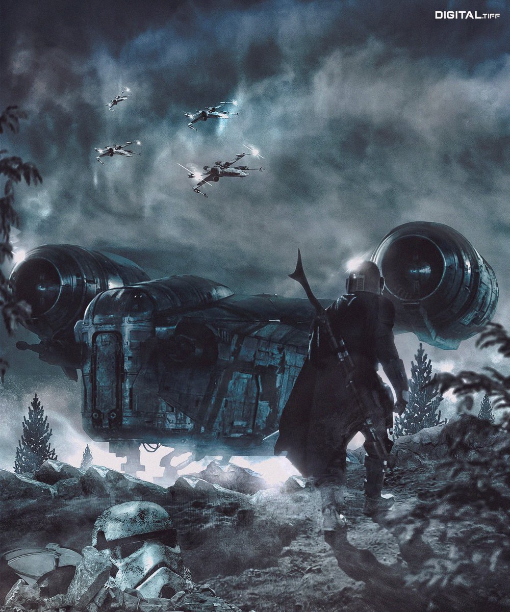 DigitalTiff's tweet image. Some manipulations I made earlier in the year

#photoshop #creategraphics #photomanipulation #coverart #mando