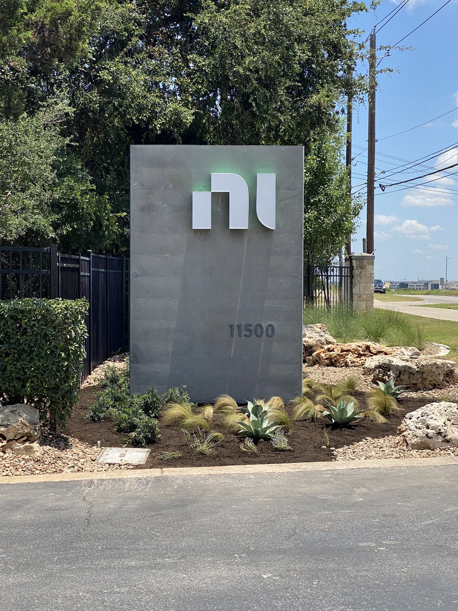 New signage in front of the NI Corporate office! #EngineerAmbitiously