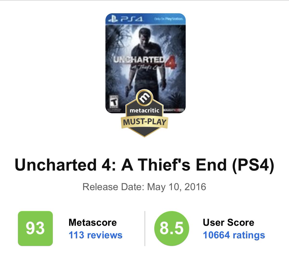 Uncharted - Metacritic