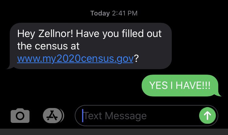 zellnor4ny's tweet image. I was hype lol #Census2020 #YouKnowWhatToDo